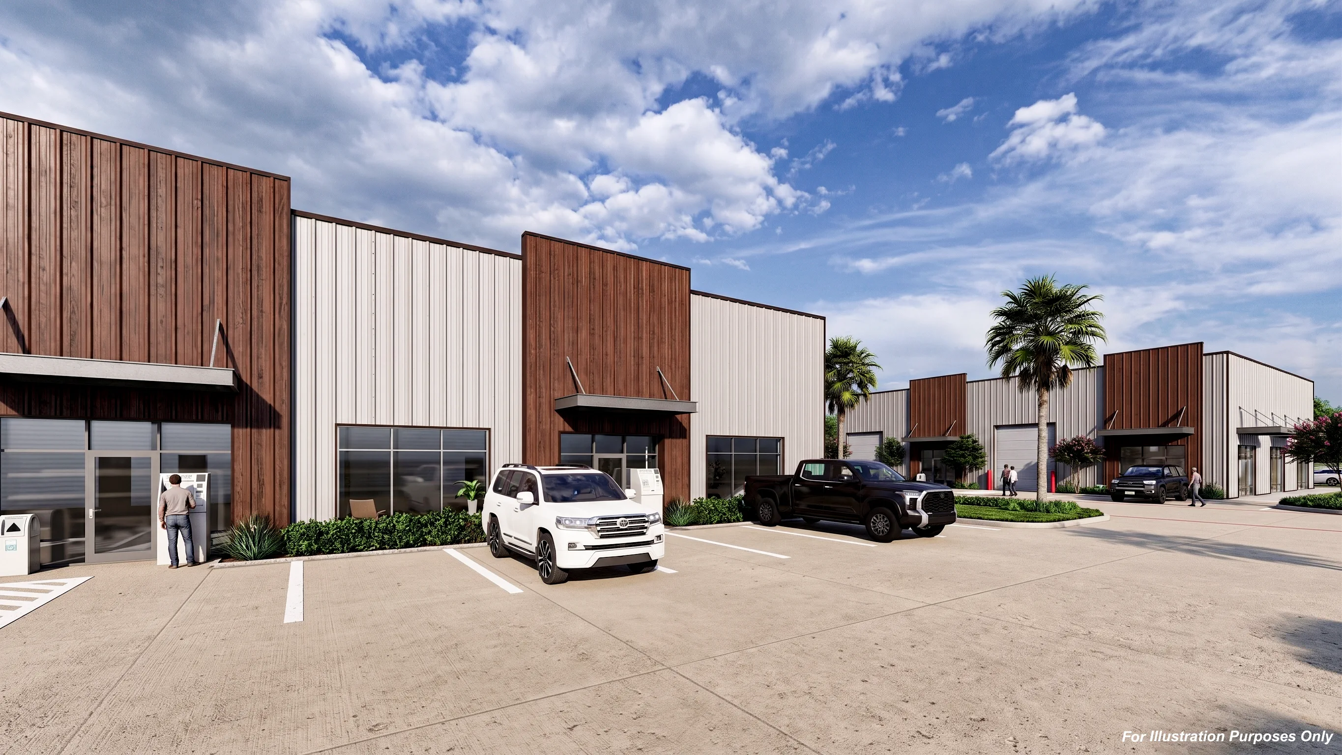 Architectural rendering of a proposed internal drive at McHard Flex